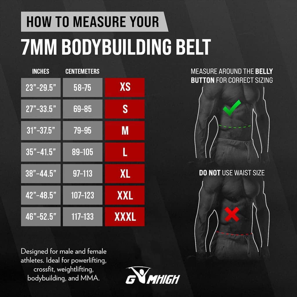 7mm Leather Weight Lifting Belt - Image 4