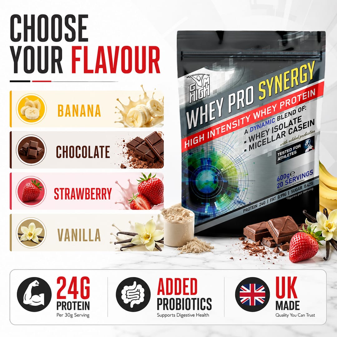 GYM HIGH Whey Pro Synergy Dynamic 600g - Image 5