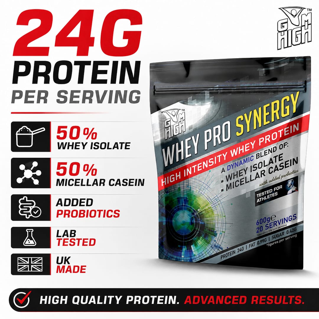 GYM HIGH Whey Pro Synergy Dynamic 600g - Image 8