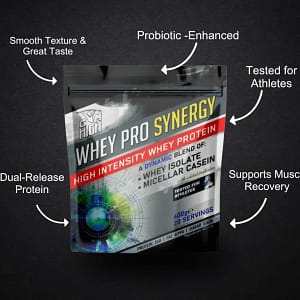 GYM HIGH Whey Pro Synergy TESTED 600g