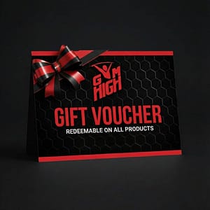 Gym High gift voucher for gym supplements and sports nutrition, redeemable online in the UK