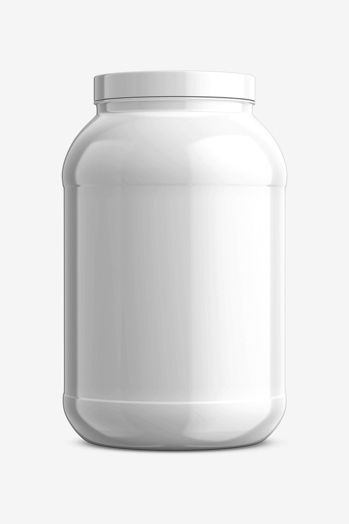 white bottle container