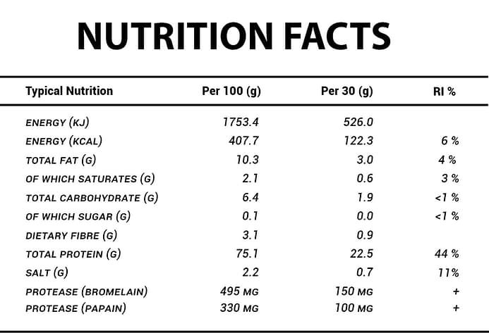 GYM HIGH Vegan Plant-Based-Protein Blend - Image 3