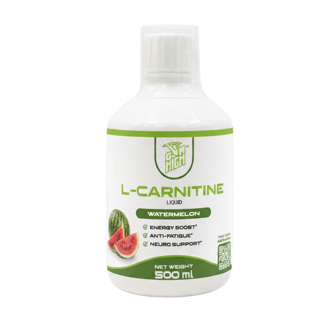 GYM HIGH liquid L-carnitine 500 ml bottle, Watermelon flavour